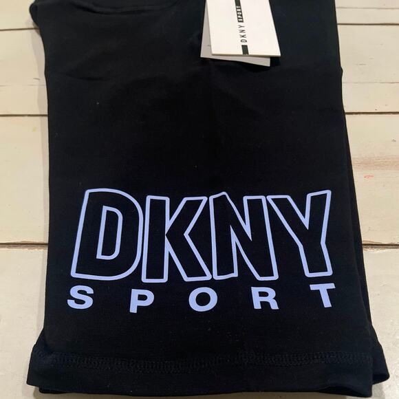 DKNY Sport High Waist Bike Shorts Graphic Logo Women’s XS - Picture 4 of 5